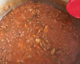 Foto del paso 5 de la receta: Salsa roja de champiñones con carne