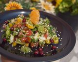 A picture of step 2 of Tabbouleh Salad.