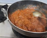 A picture of step 9 of Kofta gravy.