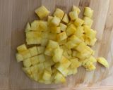 Pas rețetă Terci de ovăz cu ananas, zmeură și fulgi de cocos ! 2 fotografie