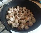 A picture of step 2 of Vickys Pork & Apple Casserole, GF DF EF SF NF.