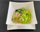 A picture of step 3 of Rice Papers in John Dory Soup.
