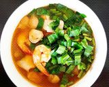 รูปขั้นตอนการทำที่ 1 ของ ต้มยำกุ้งมะพร้าวอ่อน.