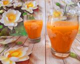 A picture of step 3 of Orange apple juice.