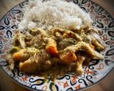 Foto del paso 9 de la receta: Curry de plátano, calabaza y setas con leche de coco