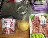 韓式起士辣雞年糕午餐食譜的食譜步驟1照片