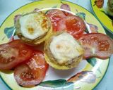 Virslis, hagymás, sajtos rántotta muffin recept fázis 12 fotója