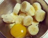 Hình bước làm 1 của món Pancakes Chuối
