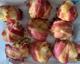 Baconbe tekert karfiol recept fázis 4 fotója
