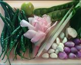 Foto langkah ke 1 dari resep Paru cabe ijo bunga kecombrang.