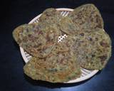 Sprouted moong paratha recipe step 4 photo