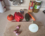 Foto del paso 1 de la receta: Garbanzos con verduras