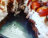 Φωτογραφία βήματος 9 της συνταγής Αλμυρό cheesecake με καραμελωμένα κρεμμύδια και ντοματίνια 🍅🍅