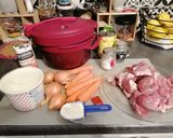 Une image de l'étape 2 de Blanquette de veau micro-ondes.