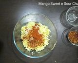 A picture of step 3 of Aam ki Khatti Meethi Chutney/ Sweet and Sour Mango Chutney.