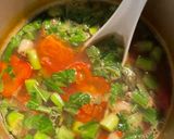 A picture of step 3 of Two Ways with Beef: Beef with Potato Sauce and Beef Soup with Vietnamese Coriander.