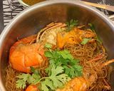 รูปขั้นตอนการทำที่ 8 ของ กุ้งแม่น้ำอบวุ้นเส้น 🦐