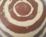 Foto langkah ke 7 dari resep Puding Roti Susu Zebra.