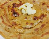 A picture of step 4 of Ajwain Salt Lachha Paratha.