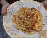 A picture of step 3 of Spicy spaghetti.