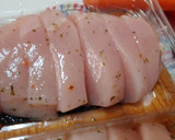 Foto del paso 1 de la receta: Pollo amb berenjena, bacon y patata panadera