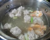Hình bước làm 1 của món Mì Chũ nấu tôm thịt