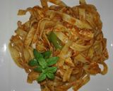 A picture of step 4 of Chicken Fettuccini Alfredo Pasta.