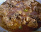 A picture of step 3 of Chicken Biryani 😋😋.