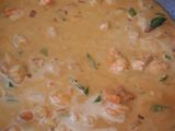 Prawns in coconut curry