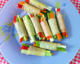Foto del paso 4 de la receta: Rollitos crujientes de masa filo árabe con cuatro vegetales