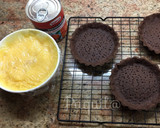 Foto del paso 7 de la receta: Tartaletas al Cacao con Orange Curd y Mandarina 🍊