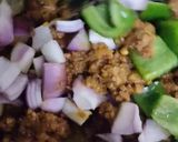 A picture of step 5 of Mutton Qeema, Green Bell Pepper And Onion.