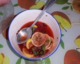 A picture of step 2 of Strawberry Lemonade 🍓🍋🍷.