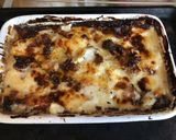 A picture of step 5 of Gorgonzola and Sausage Lasagna.