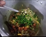 A picture of step 3 of Swaminarayan Kadhi Khichdi (Satvik Khichdi).