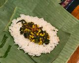 Foto langkah ke 8 dari resep Nasi bakar cumi asin kemangi.
