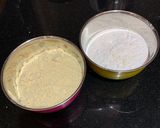 A picture of step 2 of Besan laddoo.