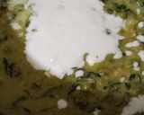 A picture of step 6 of Methi malai matar.