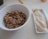 Foto del paso 12 de la receta: Calamares rellenos del mar con timbal de arroz