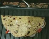A picture of step 7 of Leftover dal paratha and tacos with aloo chokha.