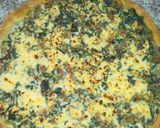 Une image de l'étape 7 de Quiche aux épinards.
