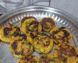 A picture of step 5 of આલુ ટિક્કી ચાટ.