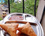 पट्टी समोसा (samosa recipe in marathi) रेसिपी स्टेप 6 फोटो 