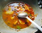 A picture of step 5 of Raw Mango curry.