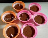 Foto langkah ke 3 dari resep Brownies Cup Tepung Beras (no mixer, no oven, no egg).