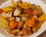 ક્રિસ્પી મોંગોલિયન ટોફુ ફ્રાય (Crispy Mongolian Tofu Stir Fry Recipe In Gujarati) રેસીપી સ્ટેપ3ફોટો