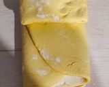 Sajtkrémes, vajas, hajtogatott pogácsa recept fázis 2 fotója