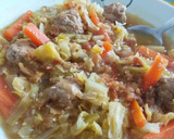 Foto del paso 5 de la receta: Sopa de Repollo con Albóndigas estilo oriental