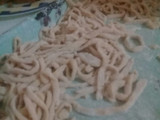 Fideos caseros de calabaza