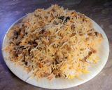 A picture of step 19 of Qeema Masoor Biryani😋.